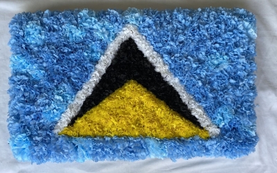 St Lucia Flag 2
